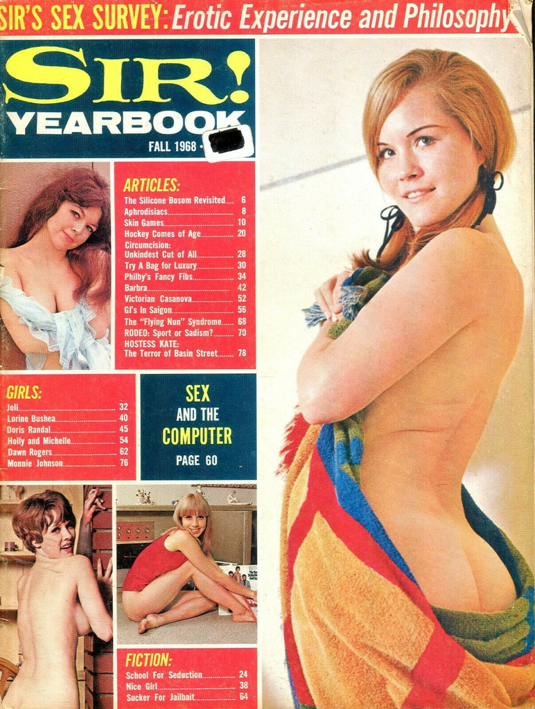 Sir Yearbook Magazine Doris Randal/ Dawn Rogers Fall 1968 102519lm-ep
