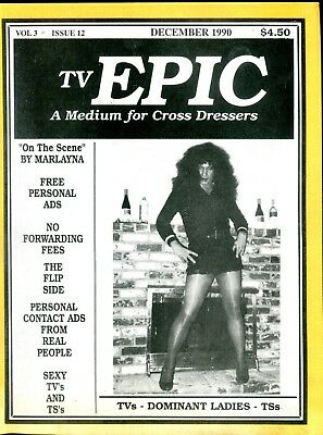 TV Epic Magazine Medium For Cross Dressers December 1990 050318lm-ep2