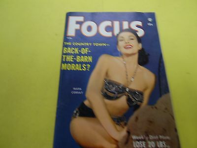 Focus Adult Digest Magazine Mara Corday February 1956 052516lm-ep