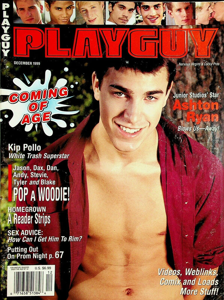 Playguy Gay Magazine Cover Guy Ashton Ryan December 1999 121520lm-ep