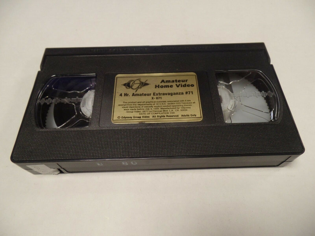 4 Hour Amateur Extravaganza #71 Odyssey 2000 Adult VHS 052019AMP