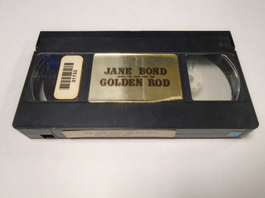 Jane Bond Meets the Man with the Golden Rod Vintage Adult VHS 051019AMP2
