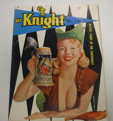 Sir Knight Busty Adult Magazine Donna Long vol.1 #4 1958 091415lm-ep