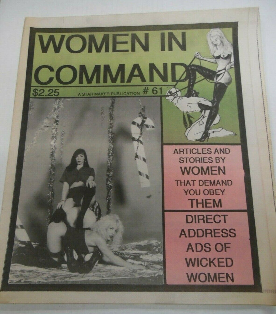 Women In Command Newspaper Wicked Women #61 1990's 121719lm-ep