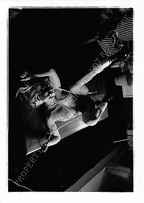 Adult 1990s B&W Photo 5x7 Bondage Beautiful Blonde Tied Up with Rope 228MZ