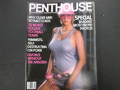 Penthouse Adult Magazine Janna Adams October 1986 vg 042115lm-ep - Used