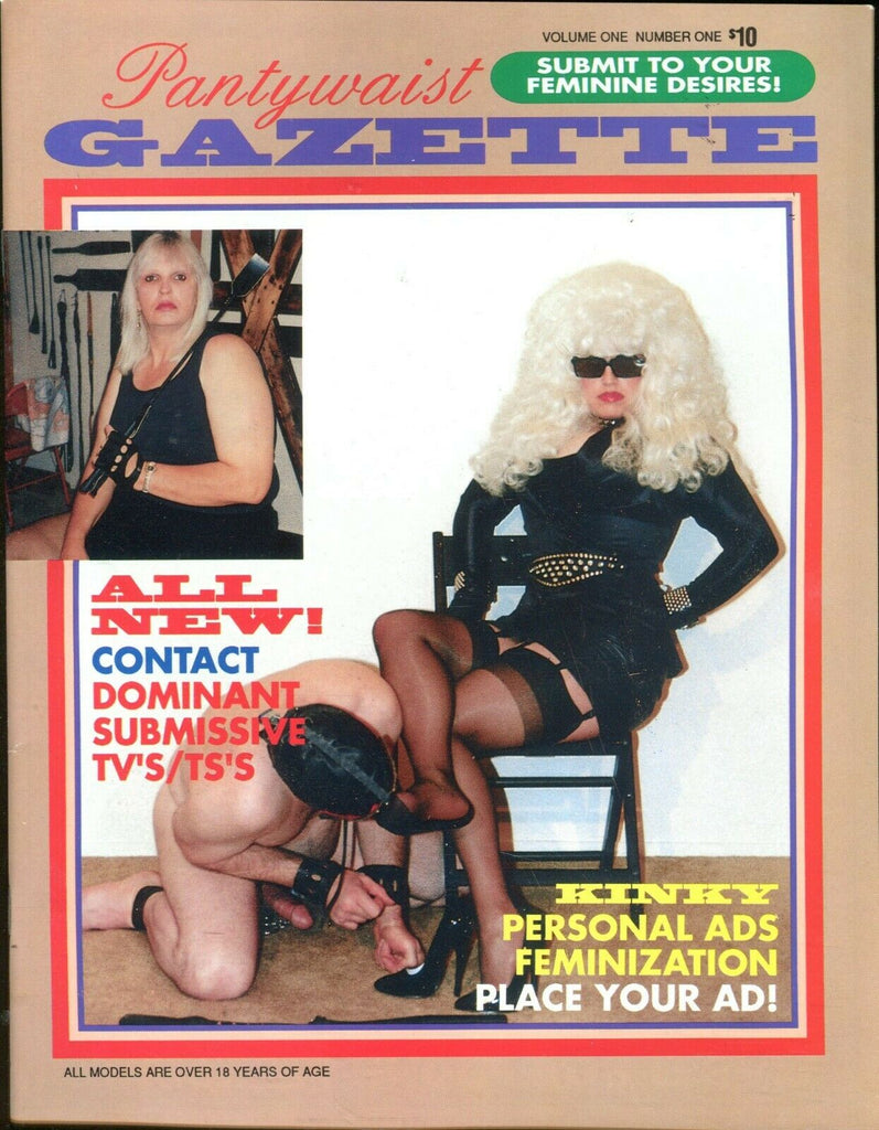 Pantywaist Gazette Transvestite Contact Magazine vol.1 #1 072519lm-ep