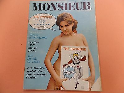 Monsieur Busty Magazine June Palmer August 1966 051216lm-ep - Used