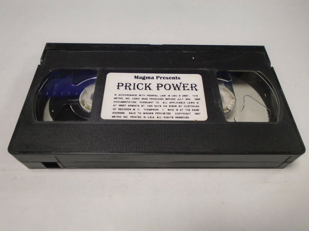 Prick Power Magma 1997 Adult VHS 032919AMP2