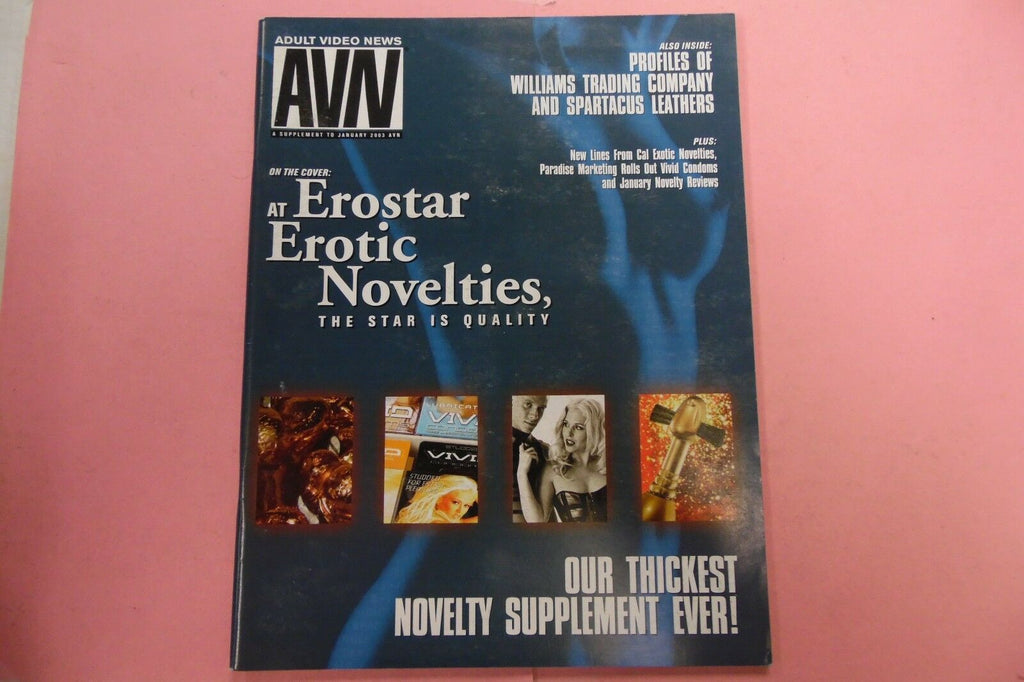 AVN Adult Video News Supplement Erotic Novelties January 2003 011117lm-ep3