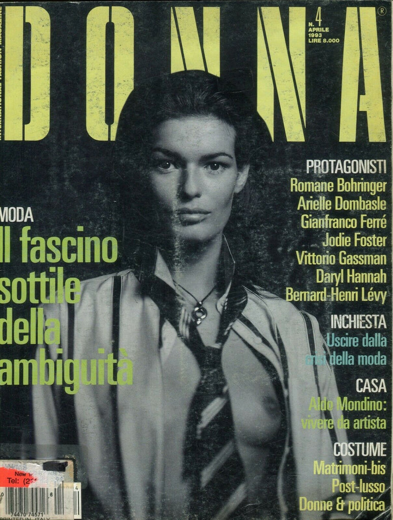 Donna Donna Italian International Jodi Foster/Daryl Hannah April 1992 092419lm-ep - Used