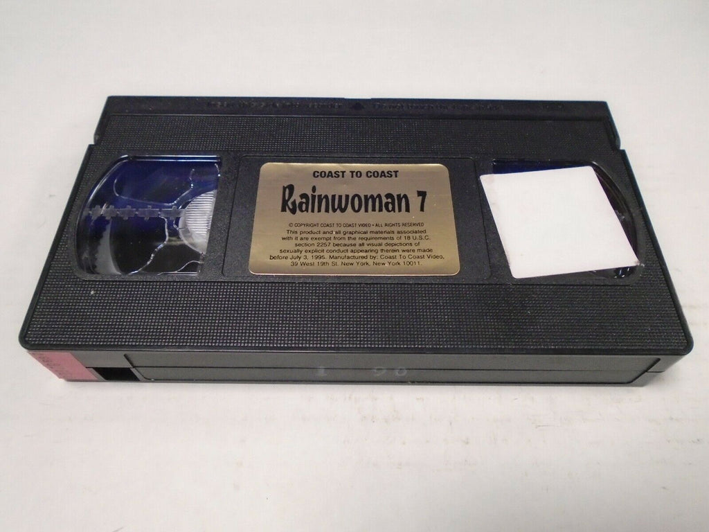 Rainwoman 7 Coast to Coast 1995 Adult VHS 040119AMP2