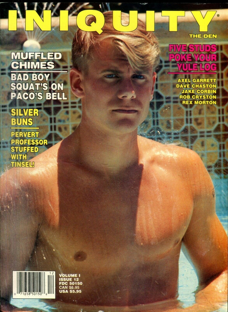 Iniquity Leather The Den Gay Magazine Rex Morton vol.1 #12 1992 112418lm-ep