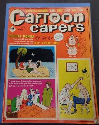 Cartoon Capers Adult Magazine October 1968 010116lm-ep