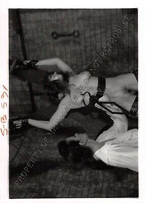 Adult Vintage B&W Photo 5x7 HOM Bondage Beautiful Brunette Bound/Dominated 73VL
