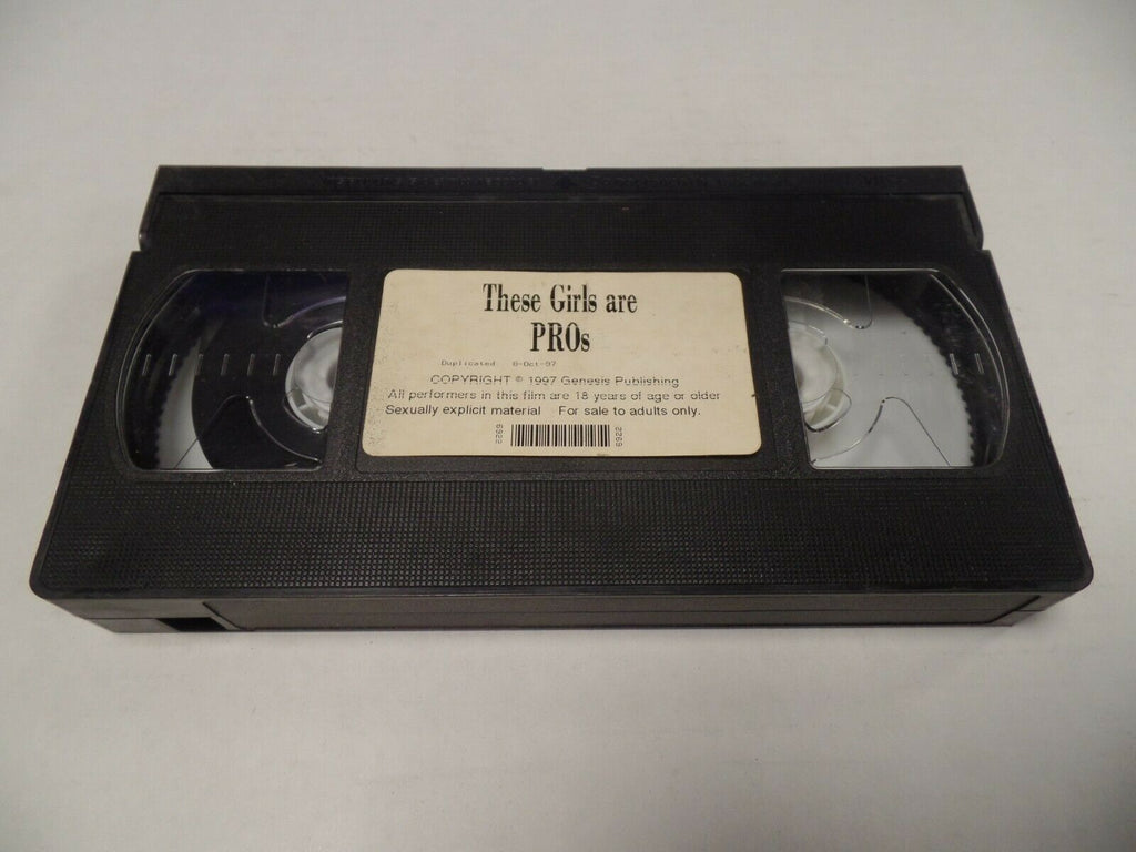 These Girls are Pros 1997 Genesis Publishing Adult VHS 051519AMP