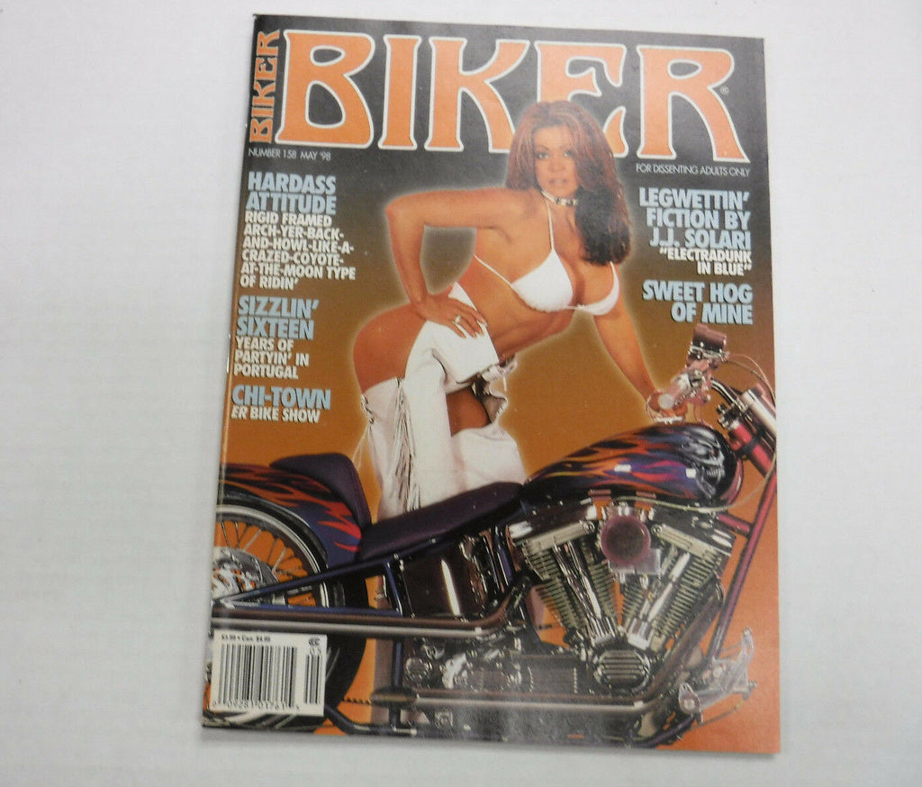 Biker Magazine J.J. Solari & Chi-Town No.158 May 1998 110816R