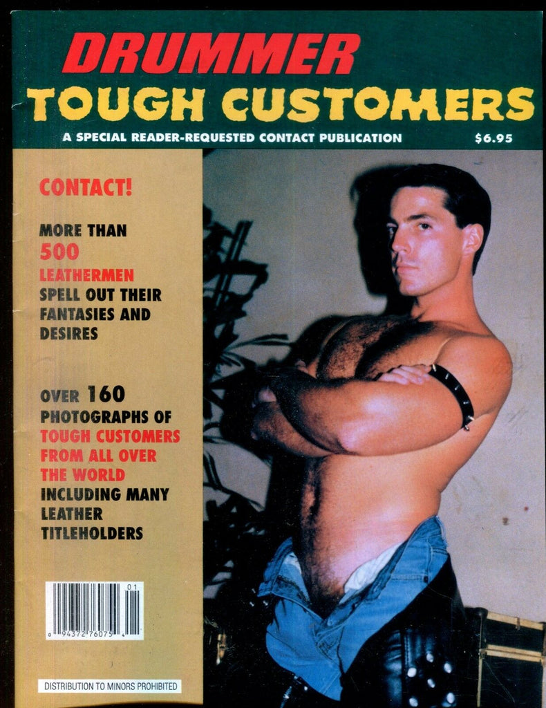 Drummer Tough Customers Gay Contact Magazine 1990 113018lm-ep
