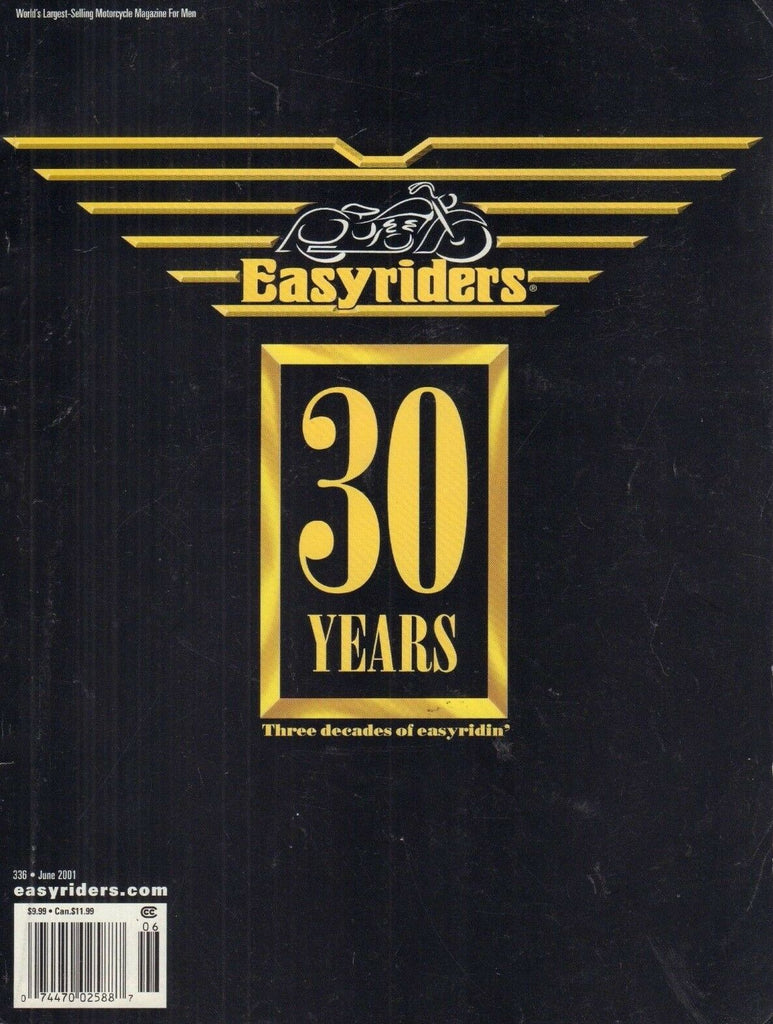Easyriders Magazine 30 Year Anniversary June 2001 061218REP