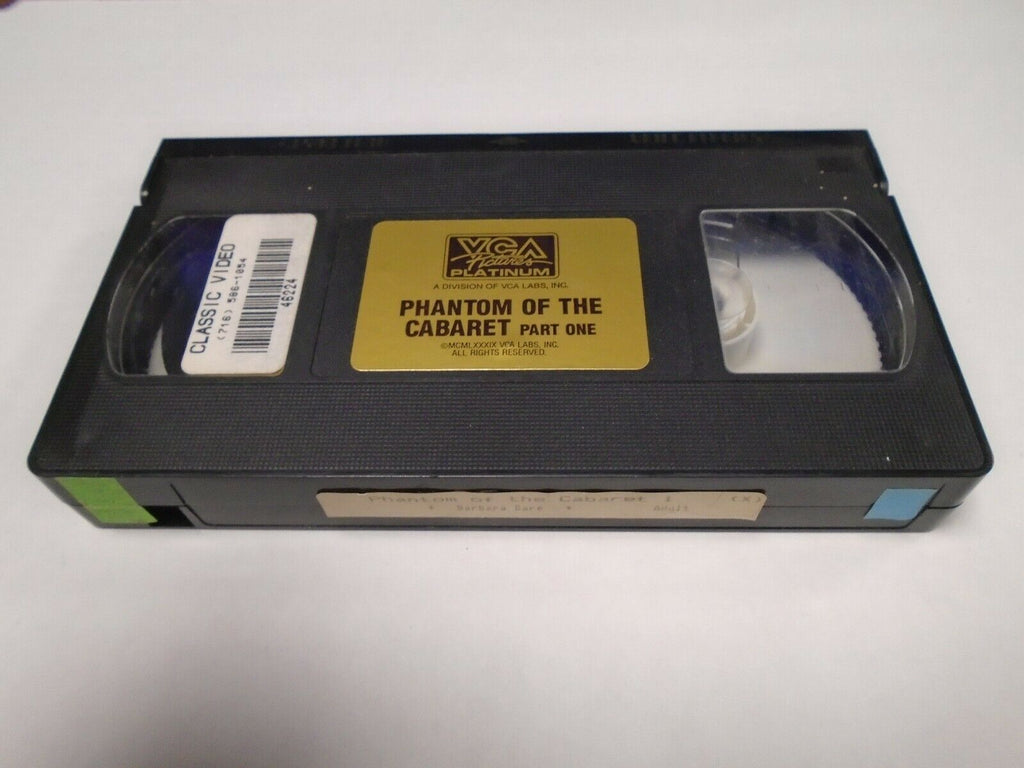 Phanton of the Cabaret Part 1 Barbara Dare 1989 Adult VHS 022119AMP2