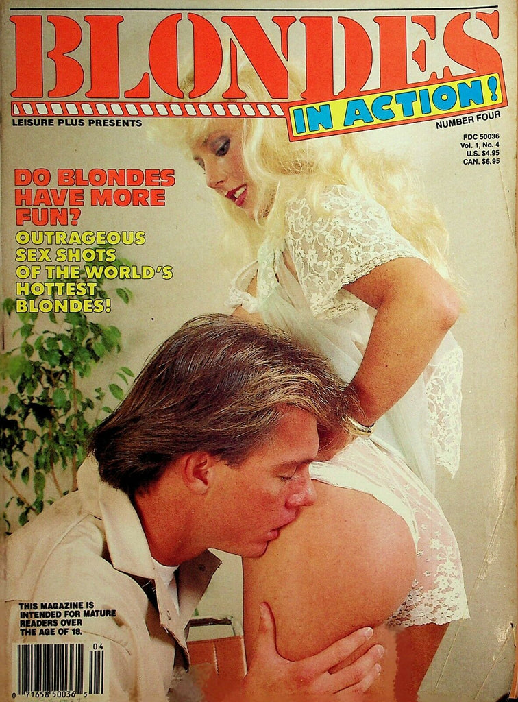 Blondes In Action Magazine Samantha Strong Interview vol.1 #4 1988 012026lmp