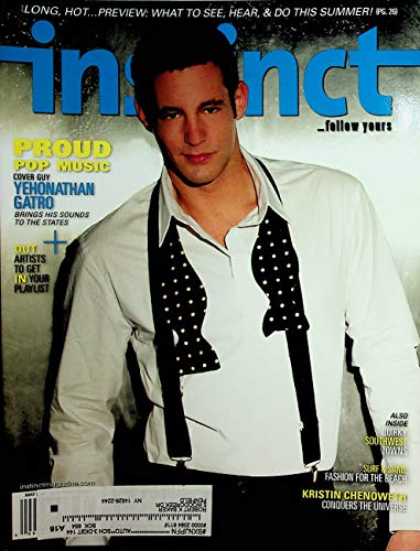 Instinct Gay Magazine Cover Guy Yehonathan Gatro May 2009