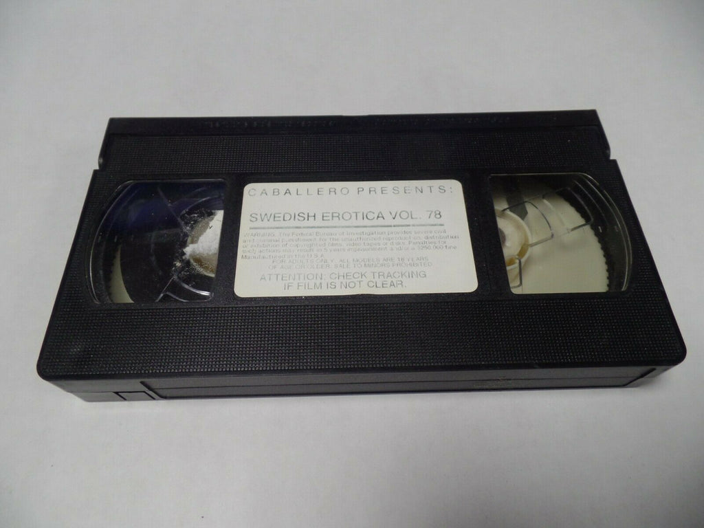 Swedish Erotic Vol 1978 Caballero Video Adult VHS 052819AMP2