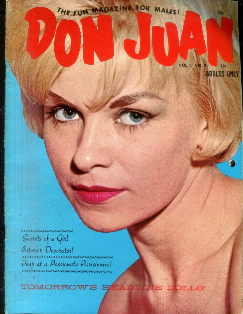 Don Juan Busty Vintage Magazine Helene vol.1 #5 1960's 032019lm-ep - Used