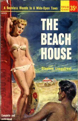 The Beach House Novel by Stephen Longstreet 1953 Popular Giant Book 042614lm-epa