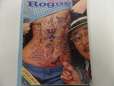 Rogue Adult Magazine June Wilkinson August 1964 vg 021116lm-ep