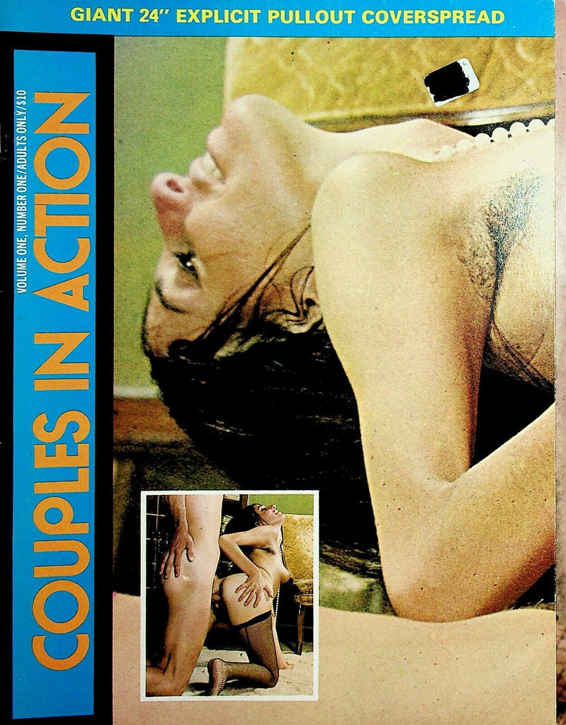 Couples In Action Magazine vol.1 #1 1970's Pullout Coverspread 122420lm-ep