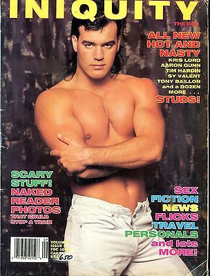 Iniquity Gay Magazine Aaron Gun September 1992 080217lm-ep