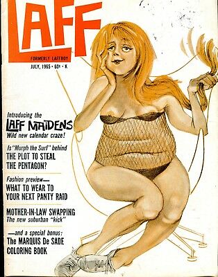 Laff Magazine Laff Maidens Calendar Craze! July 1965 012818lm-ep