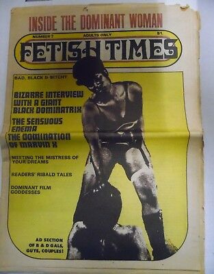 Fetish Times Newspaper Bad, Black & Bitch Dominatrix #7 052118lm-ep2