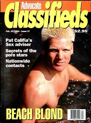 Advocate Classifieds Gay Magazine Beach Blond February 22, 1996 033018lm-ep2