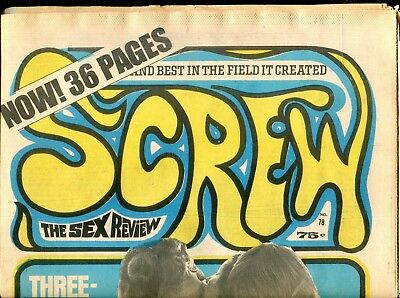 Screw Adult Newspaper Threesomes #78 1970 102518lm-ep