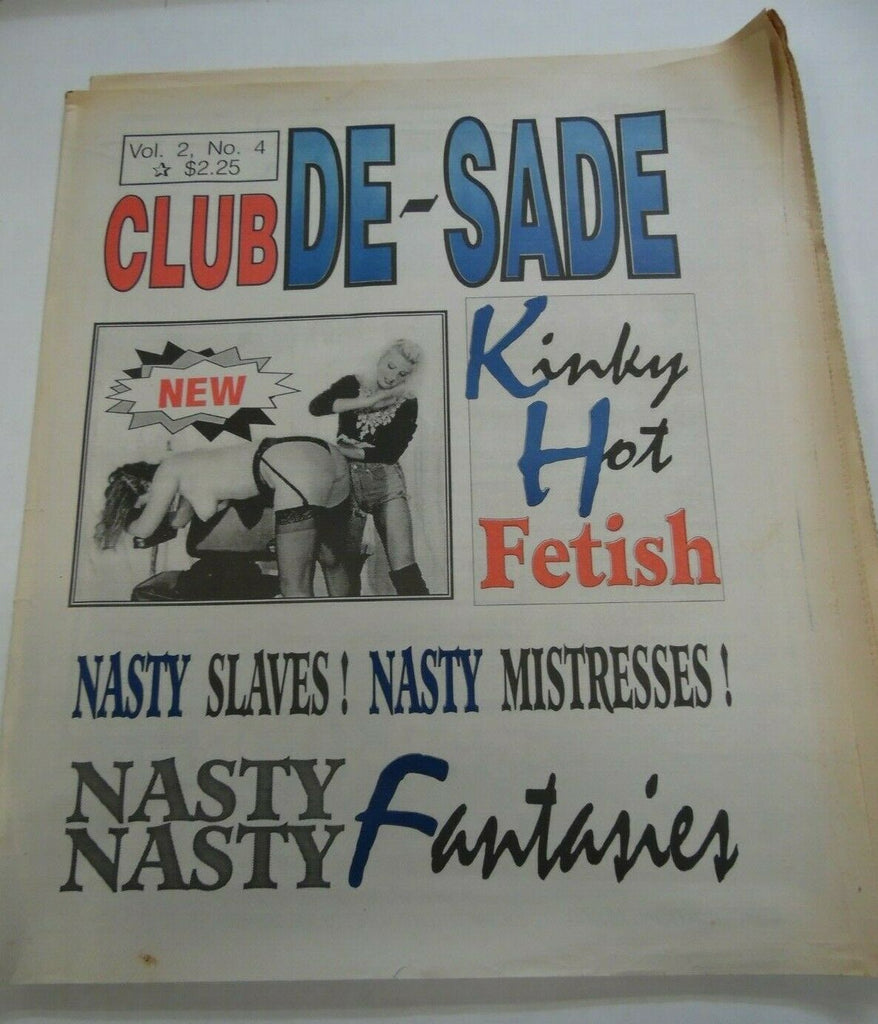 Club De-Sade Newspaper Kinky Hot Fetish vol.2 #4 013020lm-ep