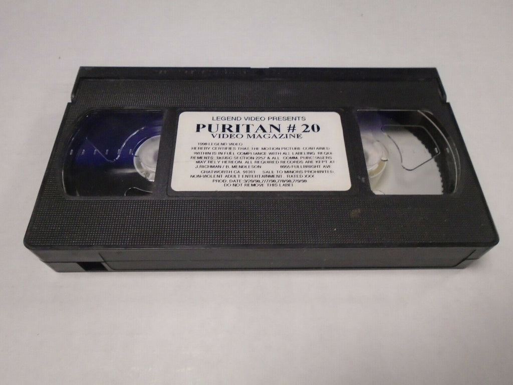 Puritan #20 Video Magazine Legend Video 1998 Legend Video Adult VHS 032119AMP