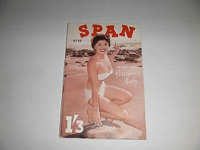 Span No 25 Busty Cheesecake Pin ups Adult Magazine September 1956 070215tjp