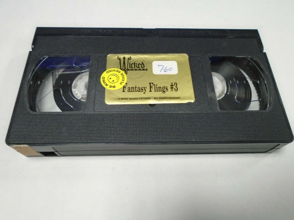 Fantasy Flings #3 Wicked Pictgures Adult VHS 032919AMP2