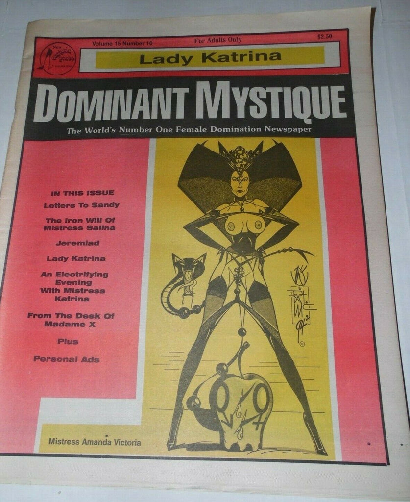 Dominant Mystique Newspaper Lady Katrina vol.15 #10 1994 120719lm-ep