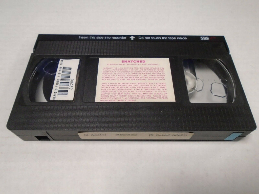 Snatched Vivid Video Vintage Adult VHS 040519AMP