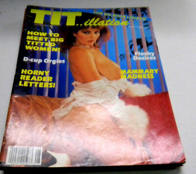 Tit..Illation Adult Magazine D-Cup Orgies August 1990 vg 010614lm-ep
