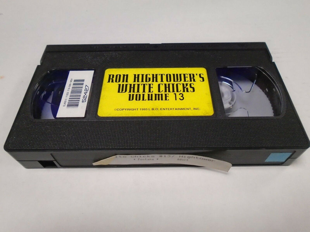Ron Hightower's White Chicks Vol 13 Fontana 1993 Adult VHS 022819AMP