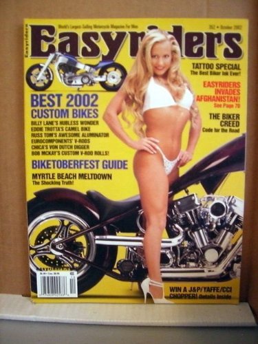 Easyriders Magazine October 2002 Tattoo Special Biketoberfest Myrtle Beach Meltdown!