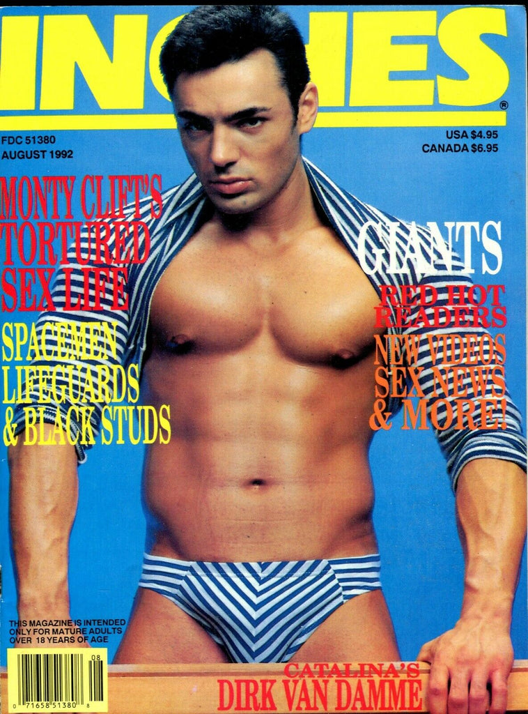 Inches Gay Magazine Dirk Van Damme August 1992 051419lm-ep