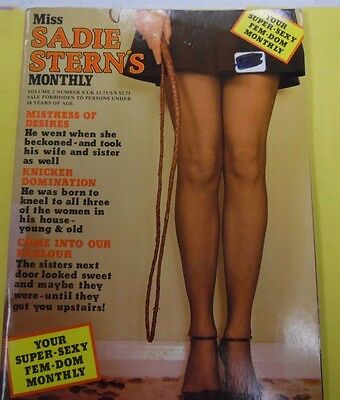 Miss Sadie Stern's Monthly Magazine Mistress Of Desires vol.2 1981 121012lm-epa