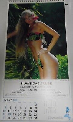 Mermaids Advertising 1993 Calendar 17" x 9" 052218lm-ep