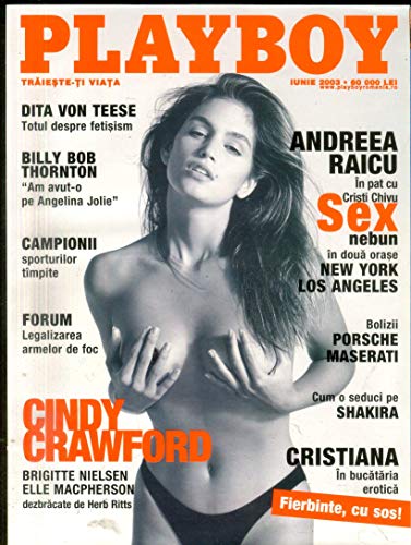 Playboy Romania International Magazine Cindy Crawford/ Dita Von Teese/ Elle Macpherson June 2003 030926AMP-