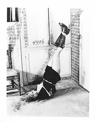 Adult Photo Vintage B&W 4x5 Bondage Beautiful Blonde Bound Dominated 406XU
